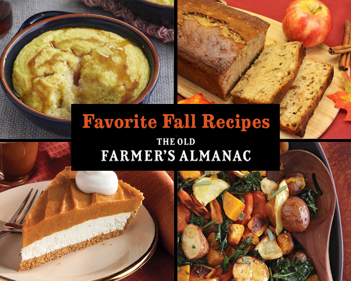 a section of fall recipes