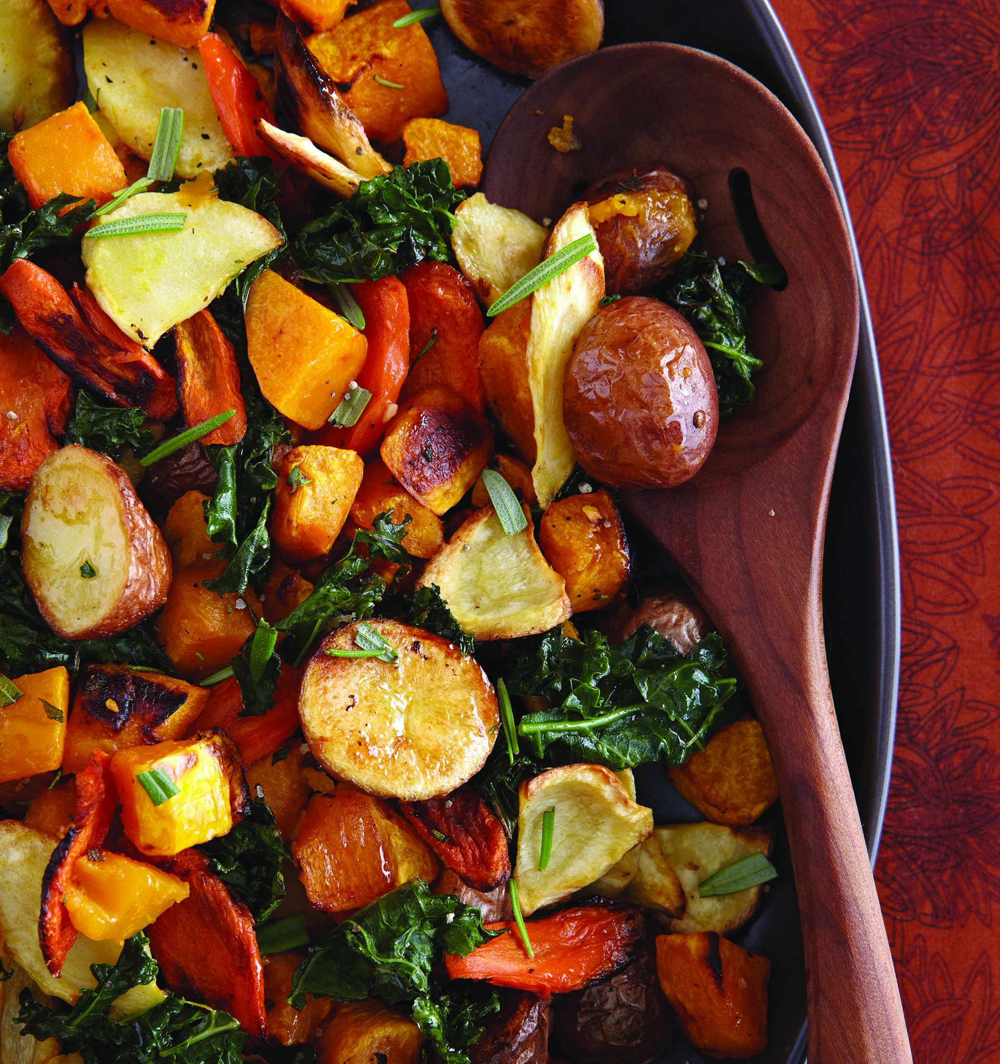 Roasted Autumn Vegetables Recipe from Eats Cookbook The Old Farmer's