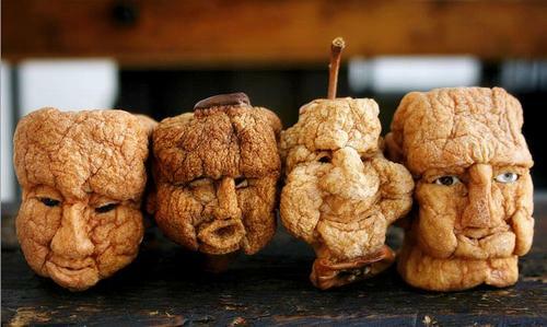 Crafts: Apple head carving apples Native American art | The Old Farmer