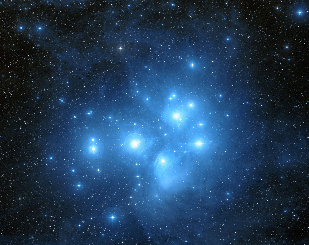 Pleiades also called the Seven Sisters