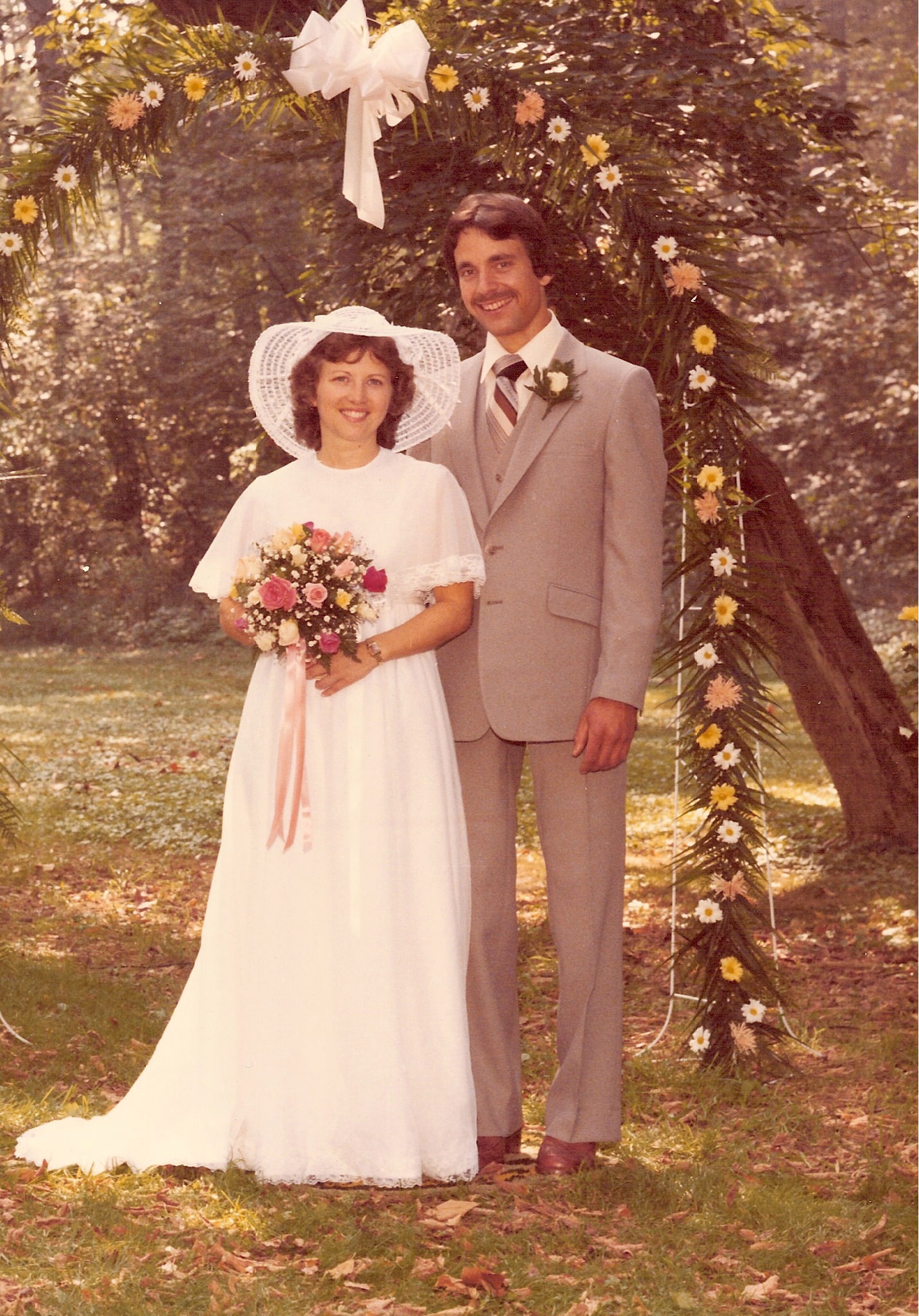 OUR WEDDING DAY - SEPT. 6 1980 - Lancaster PA. Old 