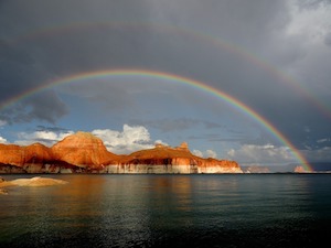 rainbow in utah