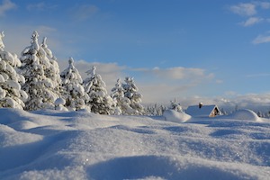 snow dunes