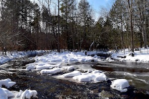 February snow thaw