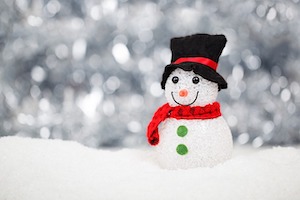 happy snowman