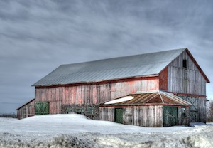 barn cloudy 