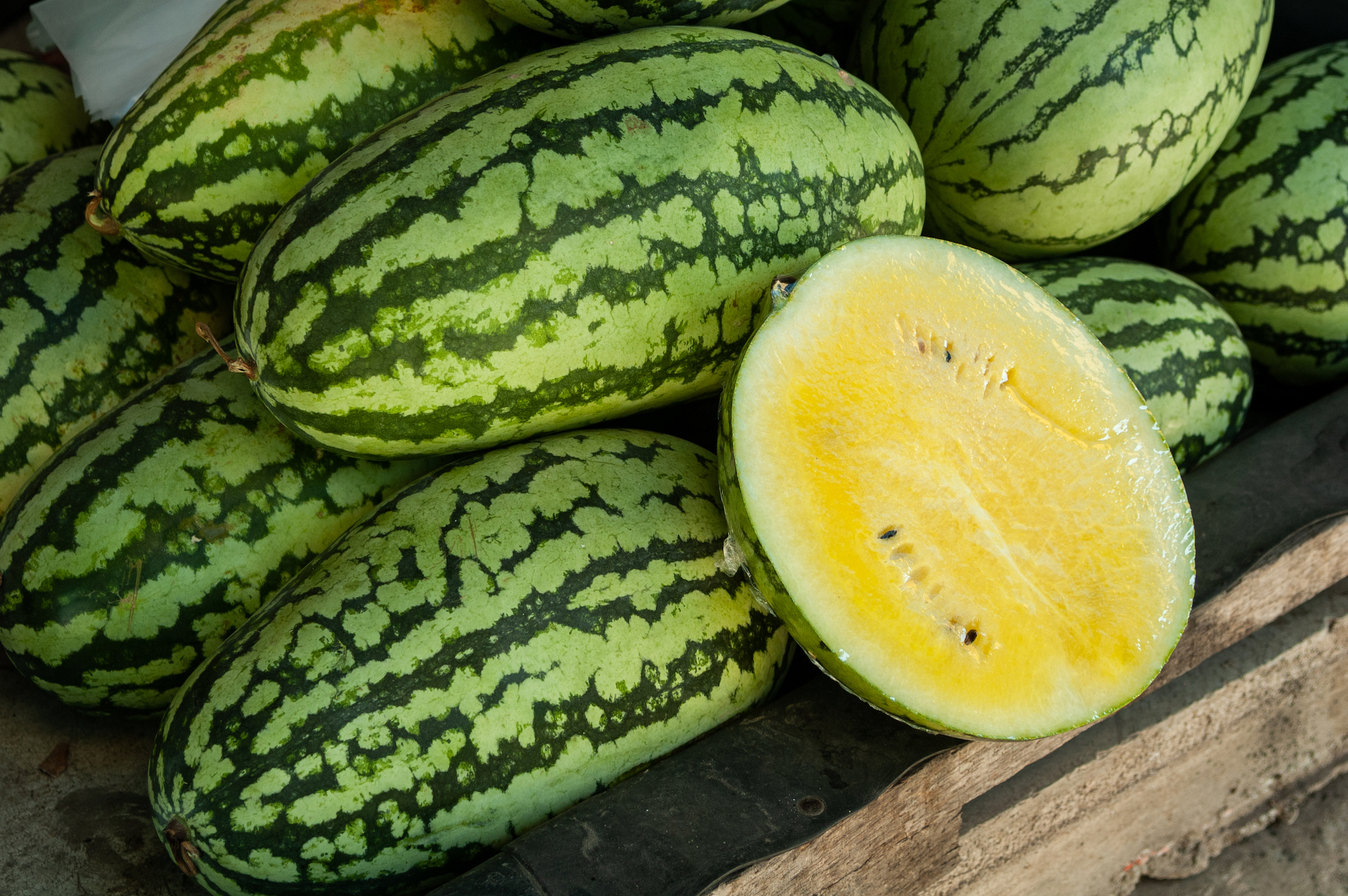 Yellow watermelon